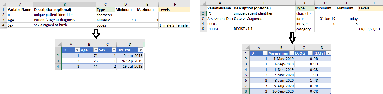 A workbook with multiple sheets