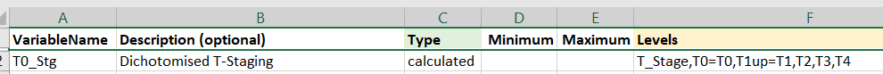Example of a recoded variable